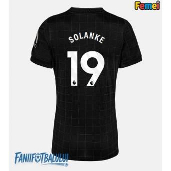 Tottenham Hotspur Dominic Solanke #19 Tricou Fotbal Replică 2025-26 Femei Deplasare